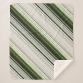 Cobertor Sherpa Trilhões Brancos, Faixa Branca e Verde