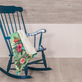 Cobertor Sherpa Trópicos brilhantes Sherpa Blanket