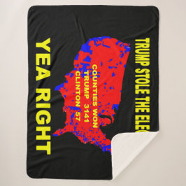 COBERTOR SHERPA TRUMP ROUBOU A ELEIÇÃO