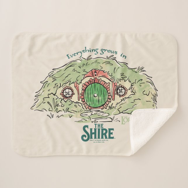 Cobertor Sherpa Tudo cresce na SHIRE™ (Frente (Horizontal))