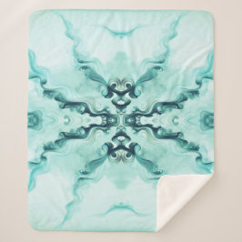 Cobertor Sherpa Turquoise Harmony – Artistic Duvet Cover