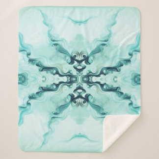 Cobertor Sherpa Turquoise Harmony – Artistic Duvet Cover