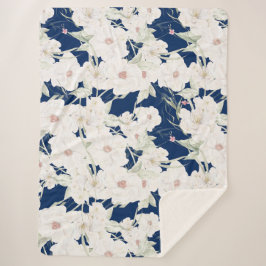 Cobertor Sherpa Twilight Bloom II Sherpa Blanket- Florais