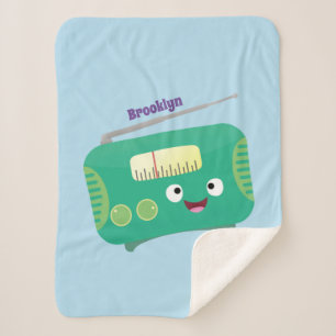 Cobertor Sherpa Um desenho animado e divertido