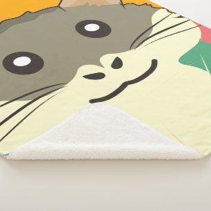 Cobertor Sherpa Um hamster divertido