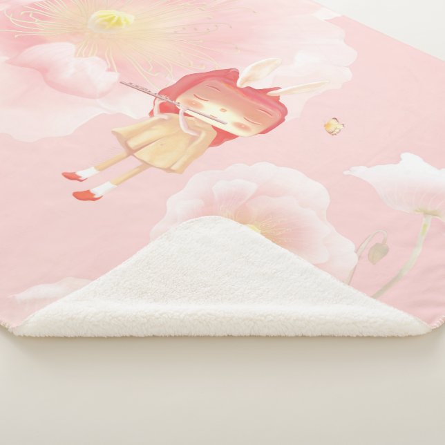 Cobertor Sherpa Um Jardim em Meu Coração (3/4)