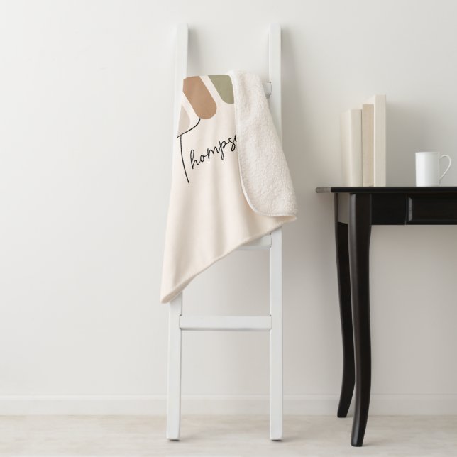 Cobertor Sherpa Um monograma pastoso de cor d'água tão bonito (In Situ)