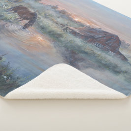 Cobertor Sherpa Um Novo Dia -* Pintura de cavalo