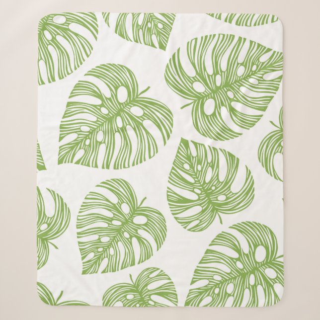 Cobertor Sherpa Um padrão perfeito de design selvagem. Fundo de Sn (Frente)