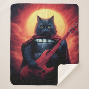 Cobertor Sherpa Um riff que agita o Cosmos Senhor Gato Galáctico