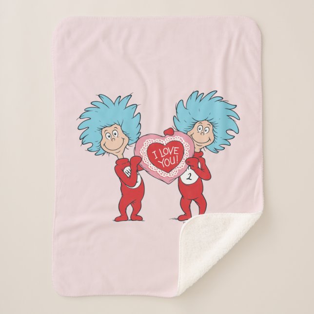 Cobertor Sherpa Uma Coisa Dois Eu Te Amo (Frente)
