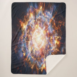 Cobertor Sherpa Uma Estrela se Tornando SuperNova 