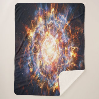 Cobertor Sherpa Uma Estrela se Tornando SuperNova 