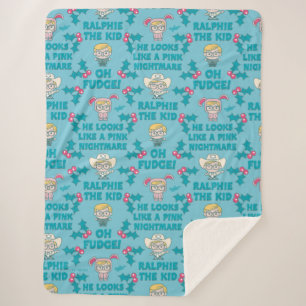 Cobertor Sherpa Uma história de Natal Ralphie the Kid