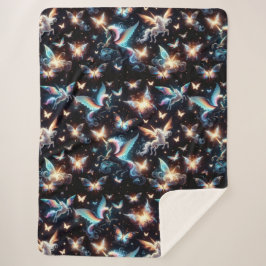 Cobertor Sherpa Unicorn Dreams