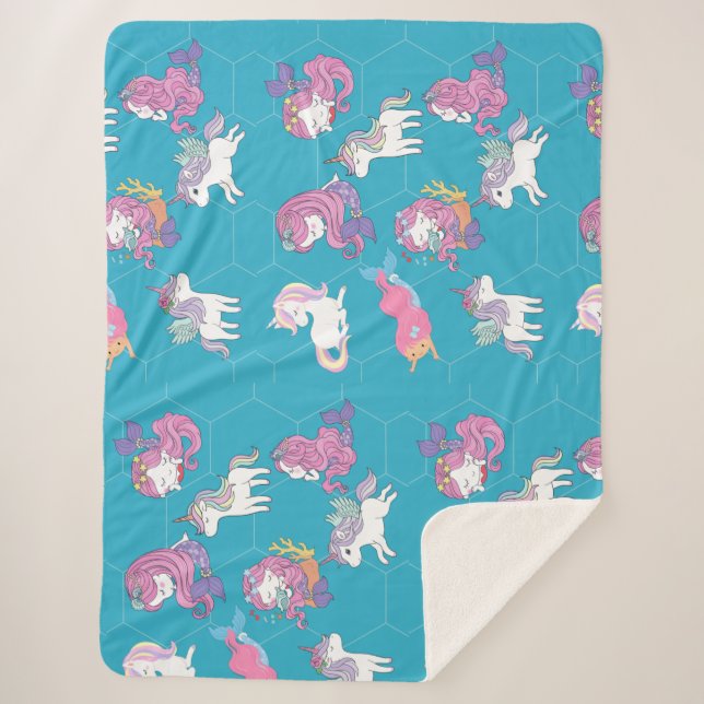 Cobertor Sherpa Unicorn Sherpa Blanket (Frente)
