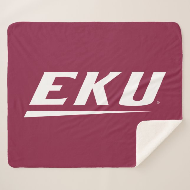 Cobertor Sherpa Universidade de Kentucky Oriental | EKU (Frente (Horizontal))