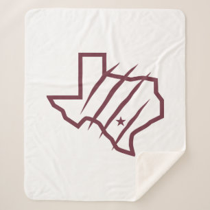 Cobertor Sherpa Universidade do Texas A&M - San Antonio Logotipo