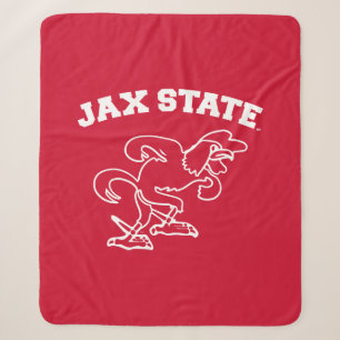 Cobertor Sherpa Universidade Estadual de Jacksonville JAX State Ga