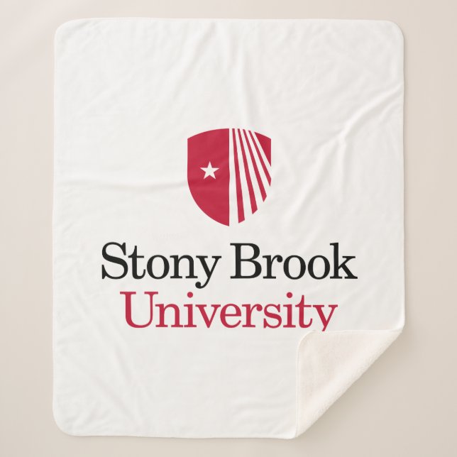 Cobertor Sherpa Universidade Stony Brook | Marca nominativa (Frente)
