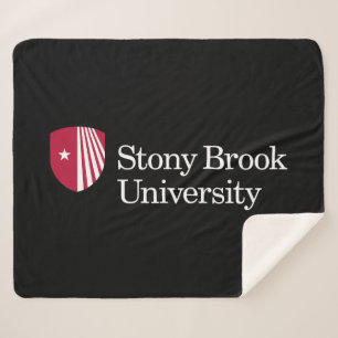 Cobertor Sherpa Universidade Stony Brook   Marca nominativa