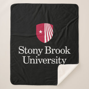 Cobertor Sherpa Universidade Stony Brook   Marca nominativa