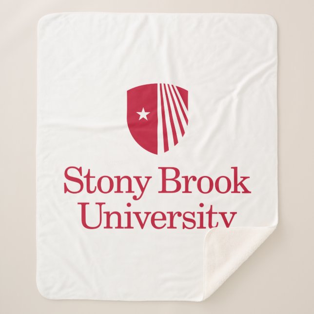 Cobertor Sherpa Universidade Stony Brook | Marca nominativa (Frente)