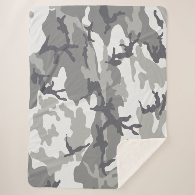 Cobertor Sherpa Urban Camo (Frente)