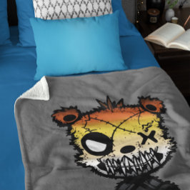 Cobertor Sherpa Urso Colorido do Sinalizador do Ordenador do Urso 