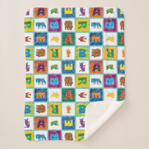 Cobertor Sherpa Urso de Eric Carle   Brown - B é para o urso