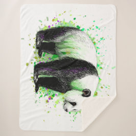 Cobertor Sherpa Urso Panda Bonito