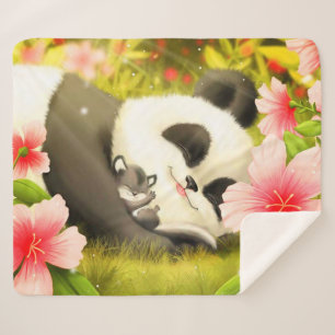Cobertor Sherpa Urso Panda Bonito