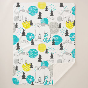 Cobertor Sherpa Urso polar