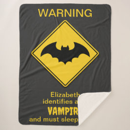 Cobertor Sherpa Vampiro Bat Wareen