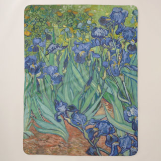 Cobertor Sherpa Van Gogh Vintage Irises