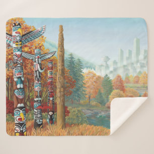 Cobertor Sherpa Vancouver Sherpa Blankets Totais