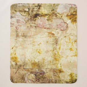 Cobertor Sherpa Velho fundo de parede danificado, abstrato, envelh