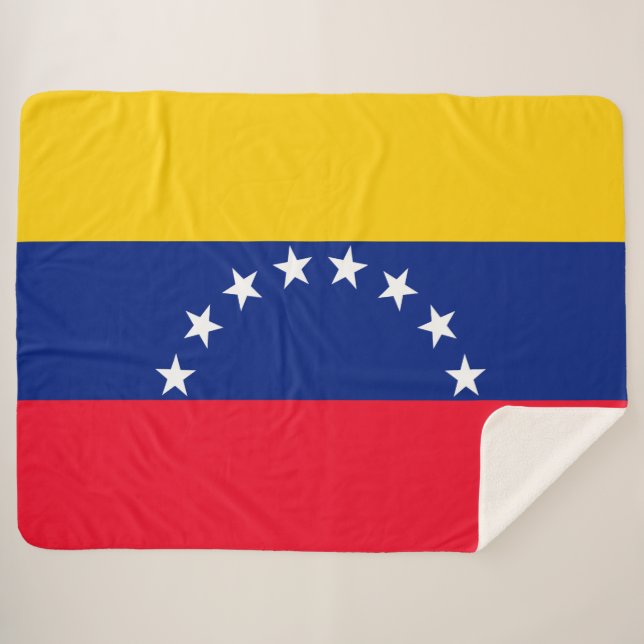 Cobertor Sherpa Venezuela (Frente (Horizontal))