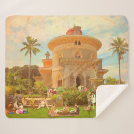 Cobertor Sherpa verão de 1934 em Monserrate (Sintra - Portugal)