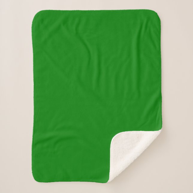 Cobertor Sherpa Verde (Frente)