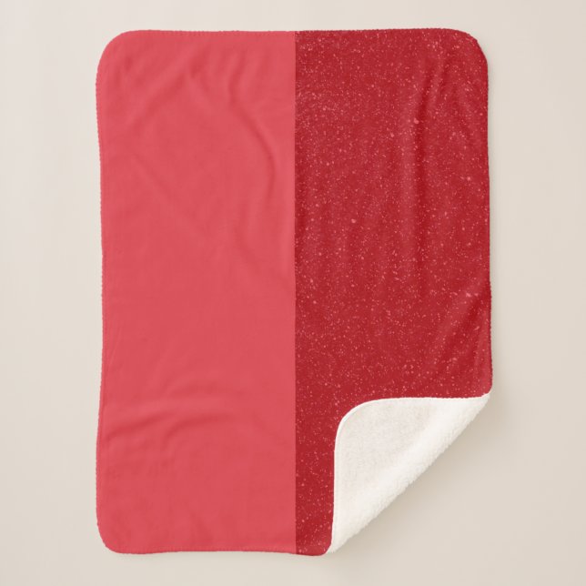 Cobertor Sherpa Vermelho Tomate Duplo Personalizad (Frente)