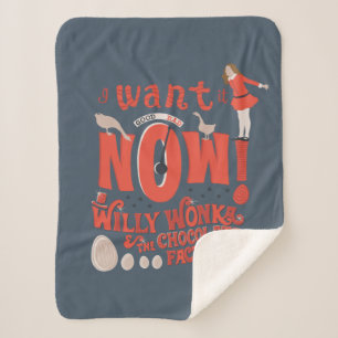 Cobertor Sherpa Veruca Salt - Eu Quero Agora!