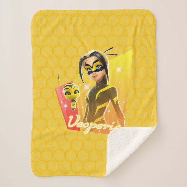 Cobertor Sherpa Vesperia e pólen (Frente)