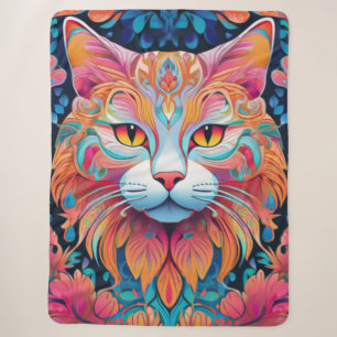 Cobertor Sherpa Vetor Cat Sherpa Blanket