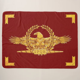 Cobertor Sherpa Vexilla SPQR Eagle