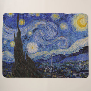 Cobertor Sherpa Vincent Van Gogh - A Noite Estrelada