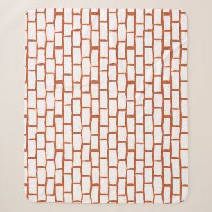 Cobertor Sherpa Vintage Brick: Detalhe de fundo texturizado.
