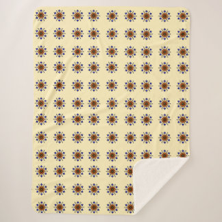 Cobertor Sherpa Vintage Floral Mandala