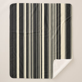 Cobertor Sherpa Vintage Stripes