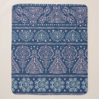 Cobertor Sherpa vintage Tribal Mexicano Vintage, ponto de encontro